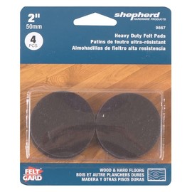 SHEPHERD HARDWARE 9867 PAD FLT HD ADHSV BRWN 2IN Pack of 6
