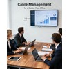 VCE Brush Wall Plate, Cable Pass Through Insert for Wires,