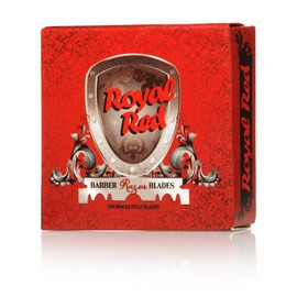 Pack of 10 Royal Red Barber Blades