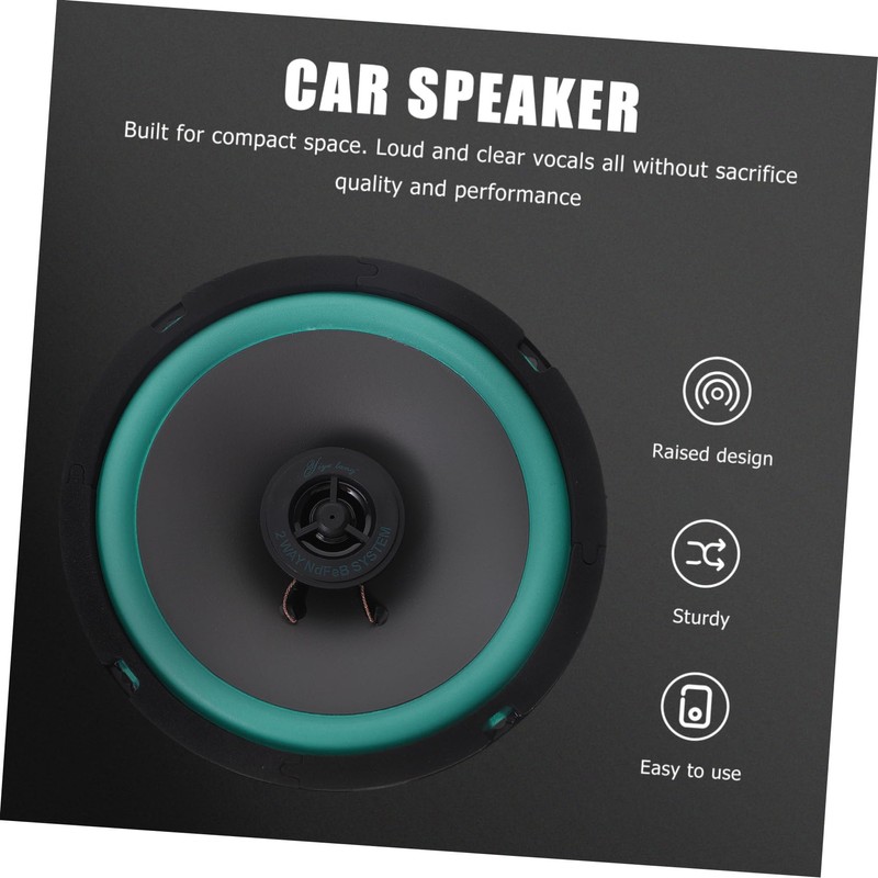 ULTECHNOVO 6.5 Inch Car Door Speakers 4 Ohm High Performance
