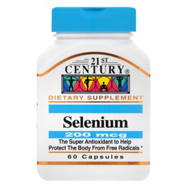 21st Century Selenium, 200 mcg, 60 Capsules
