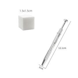 50Pcs Soft Nail Sponges, 1Pcs Nail Art Sponges With Grabbing Pen,Nail Sponge Nail Art Tool Facial Sponge Nail Art Brushes Tools Not Sticking Hands Powder Puff, Professional Accessories Supplies