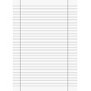 Fountain 102142750 Registry-Paper Kanzleibogen, 80 G/Qm, A4, School - Lines