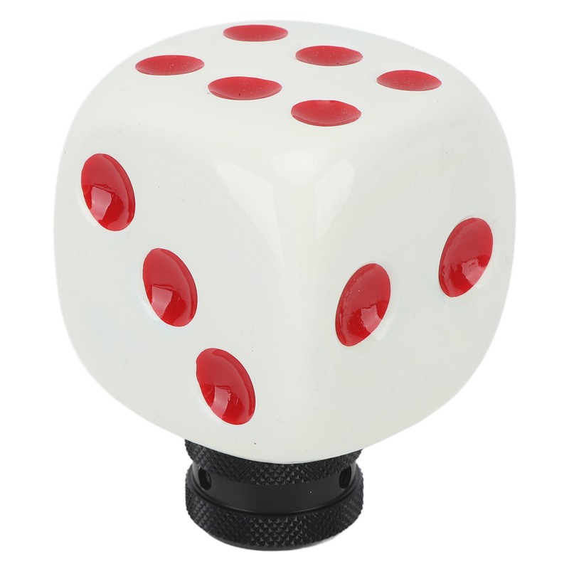 Dice Shape Shift Head Resin Gear Shifting Lever Knob Transmission