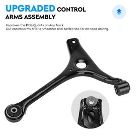 Front Lower Control Arm + Ball Joint for Ford Taurus 3.0L 1998-2007, Mercury Sable 1998-2005, Sway Bae + Tie Rod, Left & Right, 10Pcs Suspension Kit K80411 K80412 K8687 ES3349 EV398 K8734 K8735