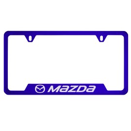 MVP Blue License Plate Frame for Mazda