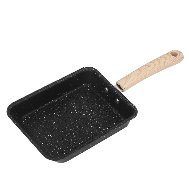 Frying Pan Iron Non Stick Coating Square Thick Multifunction Japanese