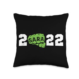 Sara Duterte Lakas Sara All 2022 Fist Vp Vice President Inday Throw Pillow, 16x16, Multicolor