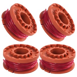 4 pieces compatible with Worx grass trimmer, replacement spool for Worx, replacement grass trimmer spool, diameter 1.65 mm, 3 m thread, compatible with Worx 20 V grass trimmers WG180/WG163/WG175