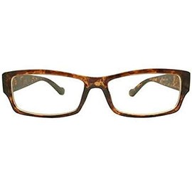 TY2883 Simple Design Date Glasses, 2 Demi/Clear