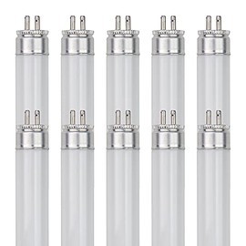 Sunlite F6T5/BL 6-Watt T5 Linear Fluorescent Light Bulb Mini Bi Pin Base, Black Light, 10-Pack
