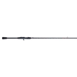 Abu Garcia 6’6” Vendetta Casting Fishing Rod, 1-Piece Rod, 8-17lb Line Rating, Medium Rod Power, Fast Action, 1/4-5/8 oz. Lure Rating,Black