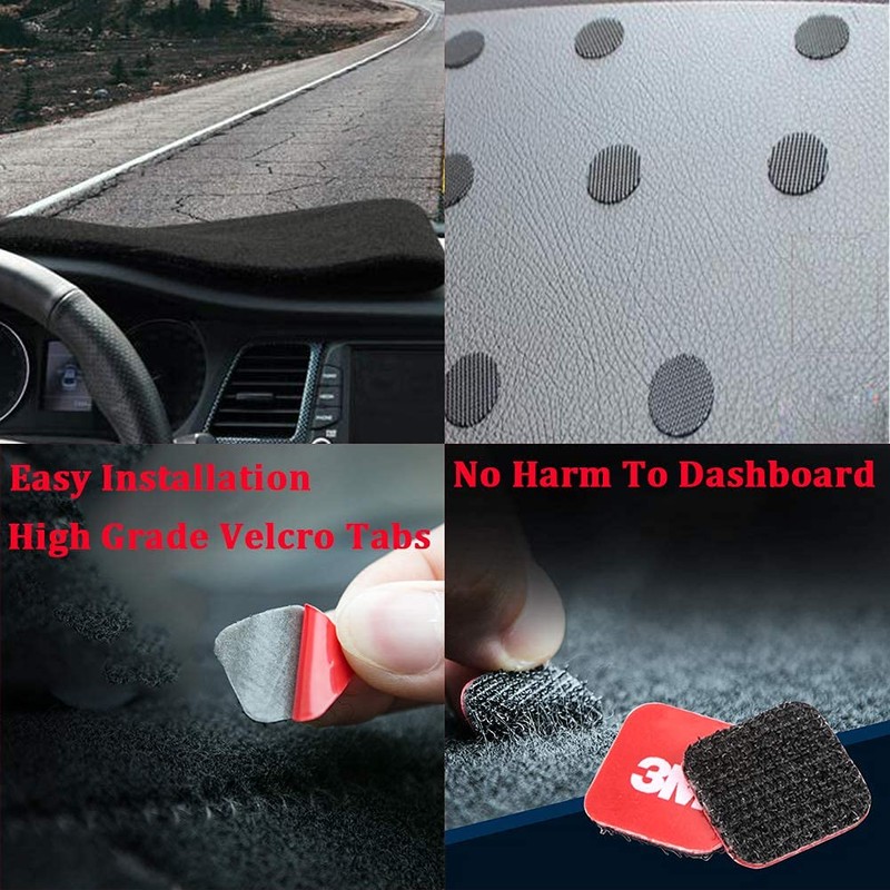HanLanKa Dashboard Cover Dash Cover Mat Pad Compatible with Dodge