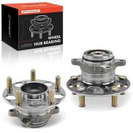 A-Premium 2 x Rear Wheel Bearing and Hub Assembly with 5-Lug Compatible with Honda Civic 2013 2014 2015, FWD Only