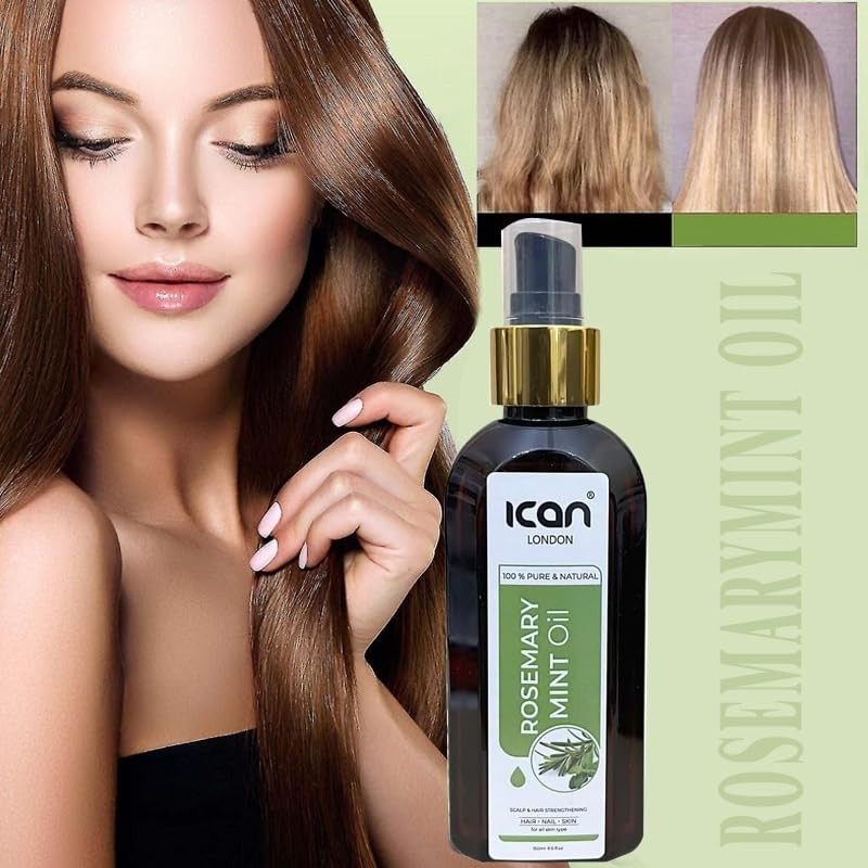 ican London Strengthening & Healthy Hair Growth Rosemary Mint Treatment