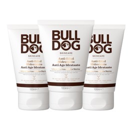 BULLDOG 3er-Pack Anti-Aging Feuchtigkeitscreme für Männer, 3 x 100 ml