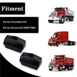 GYUPTRK L85-6082 2Pack Hood Latch Bumper Support Fit for Peterbilt 579 Kenworth T680 T880 Replace L856082 M75682, Left and Right Side