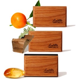 Drift Car Air Freshener - Wood Fragrance - Automotive Odor Eliminator - Car Fresheners Long Lasting - Variety 3 Pack - CLIP INCLUDED