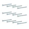 60Pcs Silver M4 x 45mm Truss Head Break Away Screws,