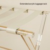 Sumerflos Acrylic Luggage Rack for Guest Room - Foldable Suitcase