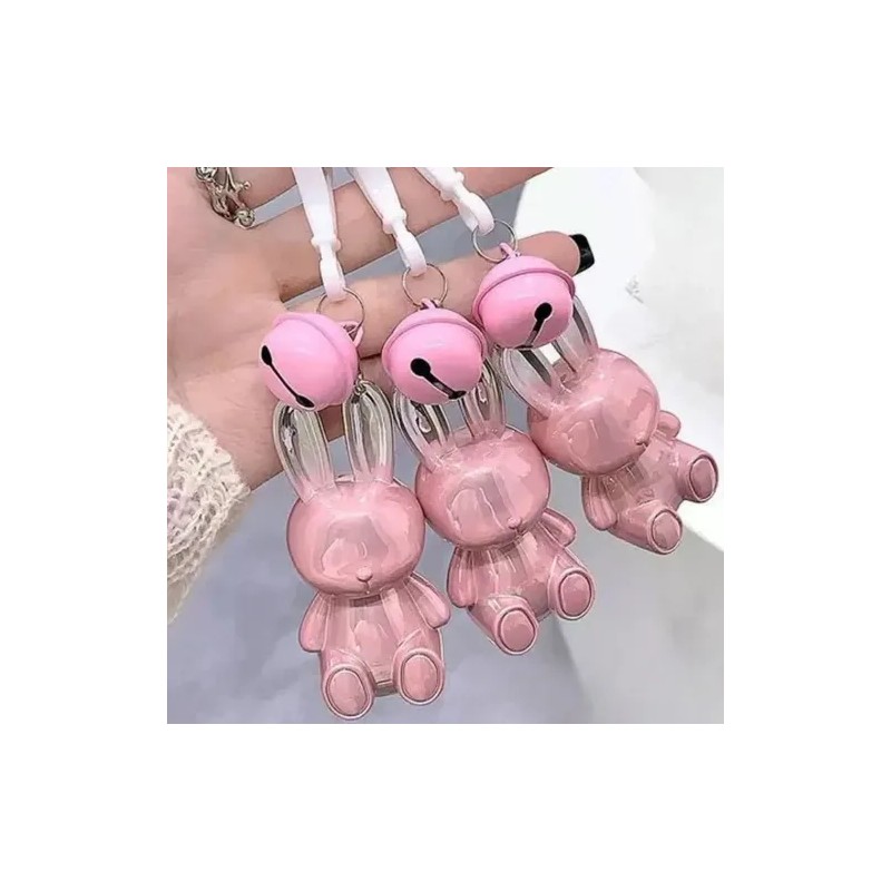 Gege Bear Labial Llavero Conejo Kawaii Mate Lipstick Coreano