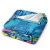 NPCEED Dolphin Blanket 150 x 200 cm, Flannel Blanket with