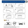 TONOYTIM Side Window Visors Wind Deflectors for Nissan Altima 2019