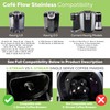 Cafe Flow Stainless Steel Reusable Metal Coffee Pod Refillable Filter
