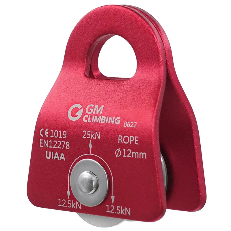 GM CLIMBING Hitch Slack-Tending Pulley Kit 25kN Micro Pulley Red