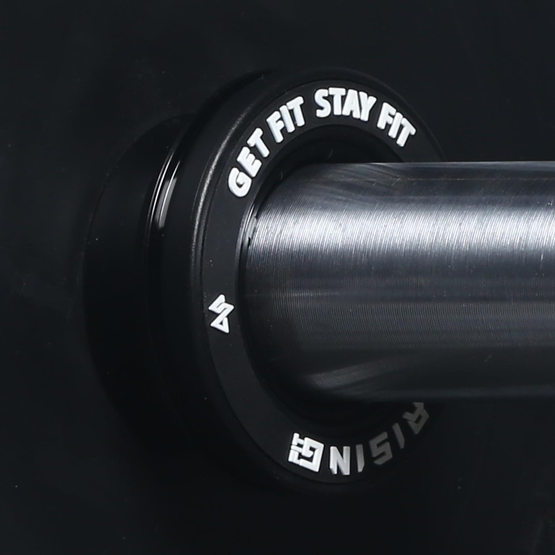 RISINGFIT Olympic Barbell Clamps 2 Inch, Press Lock Quick Release