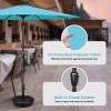 Simple Deluxe 9FT Outdoor Patio Umbrella 8 Ribs Table Umbrellas