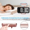Digital Clock Large Display, Alarm Clock with Dimmable Led Display,