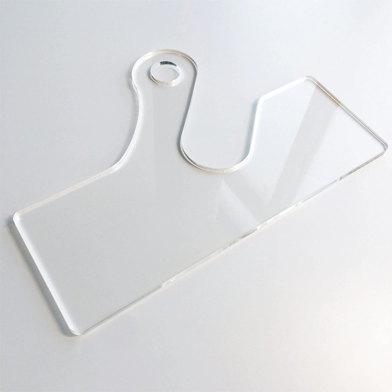 Small Round Charcuterie Board Handle Template, Clear Acrylic Template, Woodworking