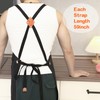 Yxiang Black Handmade Work Apron with 11 Tool Pockets, Heavy