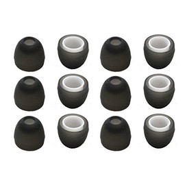 Zotech 6 Pairs of Ear Tips for Jaybird BlueBuds X, X2, X3 & X4 Headphones. (Small)