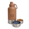 LOVE WAG & PLAY 32oz Dog Water Bottle – 2-in-1