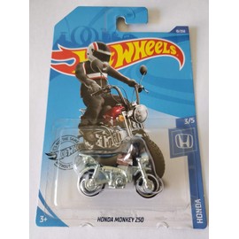 Hot Wheels 2020 Honda Monkey Z50, 10/250 Dark Red