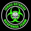 Zombie Research Foundation ZOMBIE RESPONSE TEAM 4-PACK w/skull 2" Apocalypse
