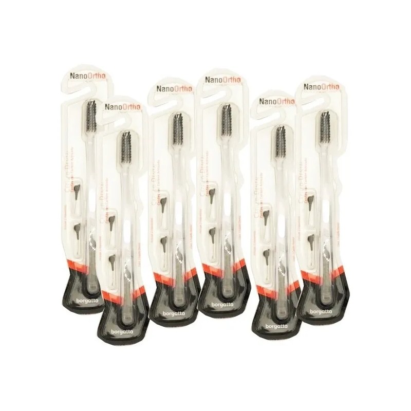 Cepillos Interdentales Nano Ortho Borgatta 6 Piezas