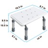 Aliseniors Step Stool with Non-Skid Platform, No Assembly Rubber Fee