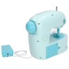 Children Electric Sewing Machine Toy with Threader Ruler Interesting Small
