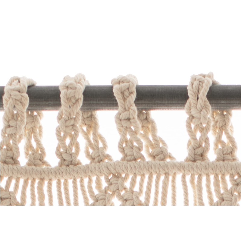 Hysunland French Door Window Curtains Handmade Macrame Side Window Curtain