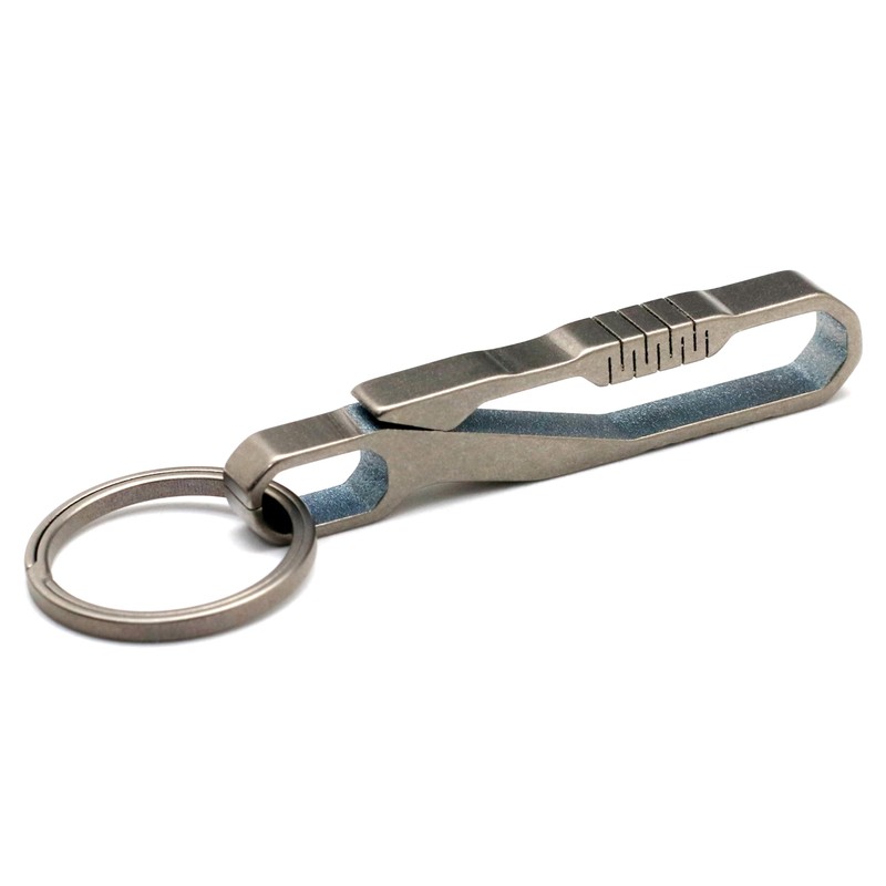 TUNUKE Titanium Belt Clip Key Clip Key Hook Key Chain