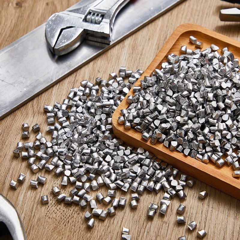 Shimeyao Aluminum Pellets (2.2 Pound) 99.9+% Raw Aluminum Alum Metal