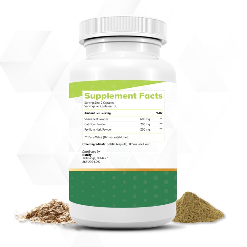 NutriFlush - Powerful Colon Support & Gut Cleanse Formula, High