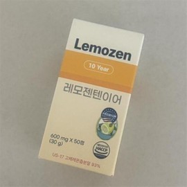 Lemongen Ten Year 600mg solid lemon juice collagen tablets dried lemon juice tablets 50 tablets 1 unit (44229125) / 레모젠 텐이어 600mg 고체레몬즙 콜라겐 정 건조레몬즙 정 50정 1개 (44229125)