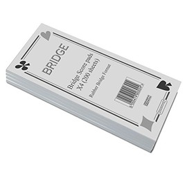 Bridge Score Pads/Scoring Cards (4 Packs)
