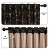 StangH Floral Print Velvet Curtains 72 inches Long for Bedroom,
