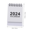 Ciieeo 2pcs Desk Calendar Minimalist Design for Office Home and