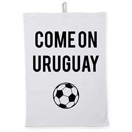 Hippowarehouse World Cup COME ON URUGUAY Tea Towel Eco Printed Dish Cloth Kitchen accessory 50cmx70cm 100% Cotton